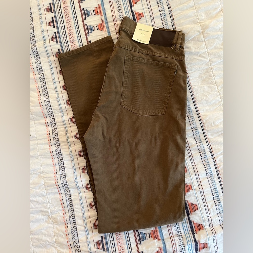 Billy Reid Mens 5 pocket cord pant size 32 NWT